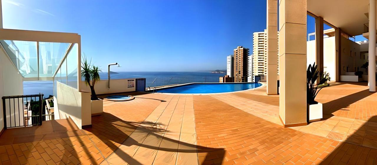 Spectacular Sea Views 2 Bedrooms In Villa Marina Benidorm Extérieur photo