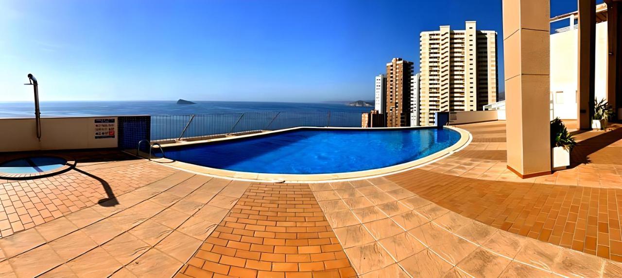 Spectacular Sea Views 2 Bedrooms In Villa Marina Benidorm Extérieur photo